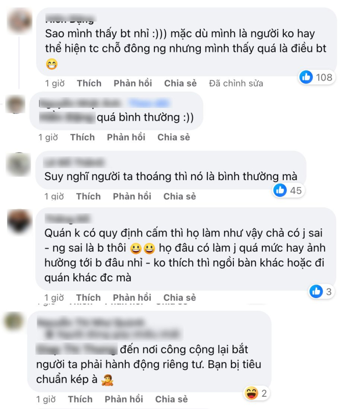 Xôn xao hình ảnh cặp đôi ôm hôn nhau giữa quán cà phê khiến dân mạng tranh cãi: Liệu nơi công cộng thì có thể thoải mái như vậy? - Ảnh 3.